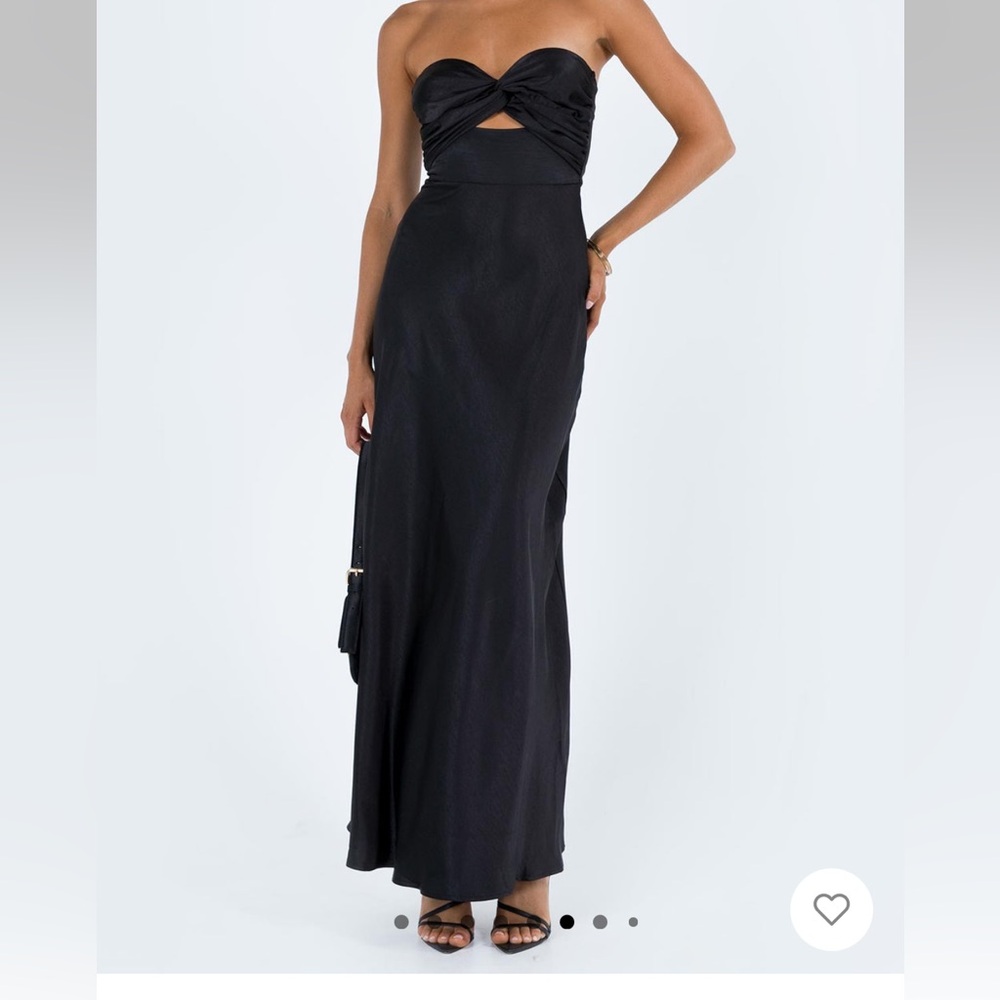 Ahna Maxi Dress Blackl - Princess Polly - NWT 

Elegant Black Strapless Dress